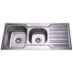 Porta 1080mm 1.5 Bowl Kitchen Sink-Left Hand Bowl