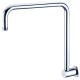 NE Elgin Wall Shower Arm Only Swivel Round - Chrome