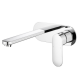 AC Dane MK2 Wall Mixer & Spout & Plate - Chrome