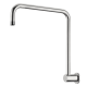 NE Elgin Wall Shower Arm Only Swivel Round - Brushed Nickel