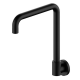 Intra Wall Swivel Hi Rise Spout Round - Matte Black