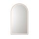 Canterbury Arch Backlit LED Mirror w/ Demister - Brushed Bronze Frame 500w x 900h