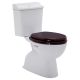 Johnson Suisse Colonial II Toilet Suite With Mahogany Seat - S trap