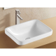 Essence Reggio Rectangle Semi Inset Basin - White