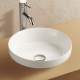 Essence Taranto White Round Semi Inset Basin - 360mm