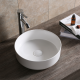 Essence Turin Round Counter Top Basin - White