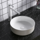 Essence Turin Round Counter Top Basin - Matte White