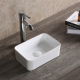 Essence Verona Rectangle Counter Top Basin - White