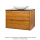 Fifth Avenue Avila 900mm Solid Teak Timber 2 Drawer Vanity