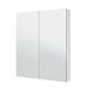 Fifth Avenue Matte White Mirror Cabinet 750mm