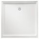 Marbletrend Flinders White Shower Base 820mm x 820mm Rear Outlet 