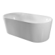 Franz Prince Freestanding Oval Slumber Edge Bath 1690mm White