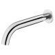 Ikon Hali Chrome Curved Bath Outlet 175mm