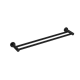 Nero Mecca 600mm Double Towel Rail Matte Black