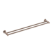 Nero Mecca 800mm Double Towel Rail Brushed Bronze