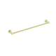 Nero Mecca 800mm Single Towel Rail Brushed Gold