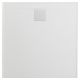 Marbletrend New Flinders White Polymarble Base 900mm x 900mm Rear Outlet 