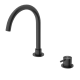 Nero Mecca Hob Basin Mixer with Round Spout Gunmetal