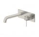 Nero Mecca Wall Basin/Bath Mixer 185MM Spout Brushed Nickel