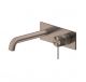 Nero Mecca Wall Basin/Bath Mixer 185MM Spout Brushed Bronze