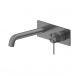 Nero Mecca Wall Basin/Bath Mixer 185MM Spout Gunmetal