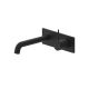 Nero Mecca Wall Basin/Bath Mixer Handle Up 185MM Spout Matte Black