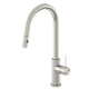 Nero Mecca Pull Out Sink Mixer With Vegie Spray Function Brushed Nickel