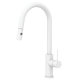 Nero Mecca Pull Out Sink Mixer With Vegie Spray Function Matte White