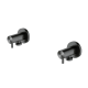 Nero X Plus Washing Machine Tap Set Gun Metal