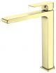 Nero Bianca Tall Basin Mixer Brushed Gold