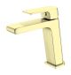 Nero Bianca Basin Mixer Brushed Gold