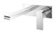 Nero Bianca Wall Basin/Bath Mixer 200mm Spout Chrome