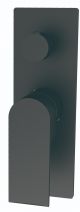 Nero Bianca Shower Mixer Diverter Square Plate Matte Black