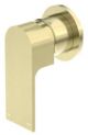 Nero Bianca Shower Mixer Round Plate Brushed Gold