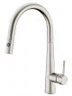 Nero Dolce Pull Out Sink Mixer with Vegie Spray Function Brushed Nickel 