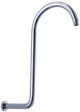 High Round S Shape Shower Arm - Chrome