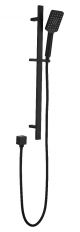 AC Bourke Hand Shower 3 Function On Flat Rail - Black