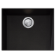 Oliveri Santorini Granite Undermount Sink Black 560w x 435mm 