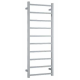 Thermorail Heated Towel Rail 10 Bars Round 450w x 1200h Polished Stainless