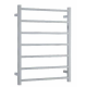 Thermorail Heated Towel Rail 7 Bars Round 600w x 800w Polished Stainless