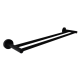 Tia MK2 Matte Black Double towel Rail 600mm