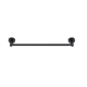 Tia MK2 Matte Black Single Towel Rail 600mm