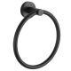 Tia MK2 Matte Black Towel Ring