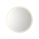 Windsor 900 Round Backlit LED Mirror w/ Demister Brushed Gold Frame 