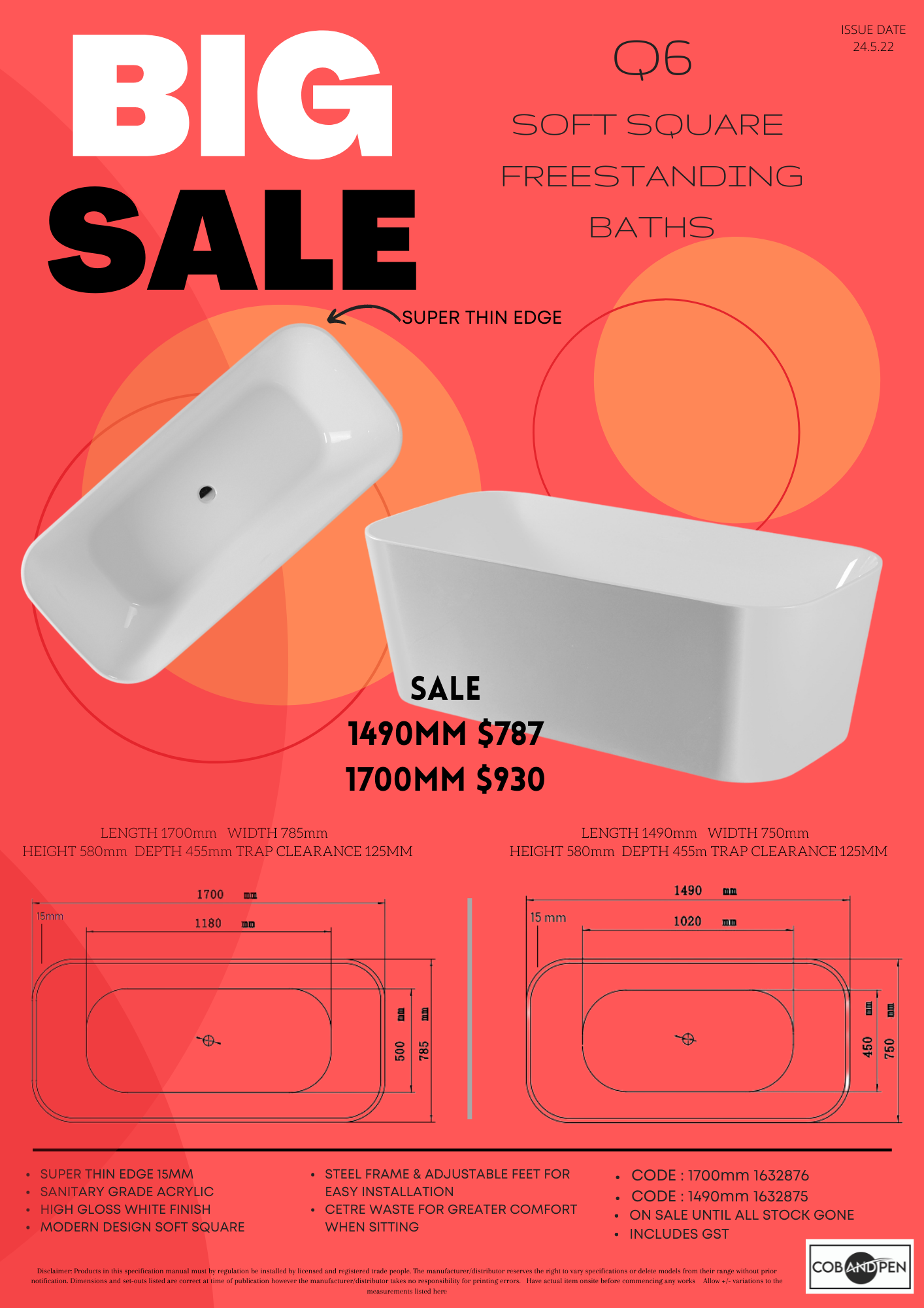 Q6 BATH SALE